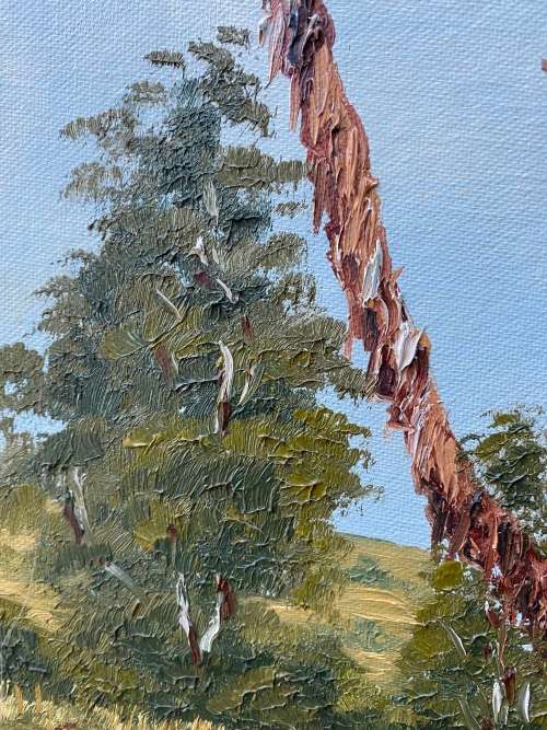 STUNNING OIL ON BOARD SIGNED BY ARTIST SIZE 70CM X 60CM !!!!!