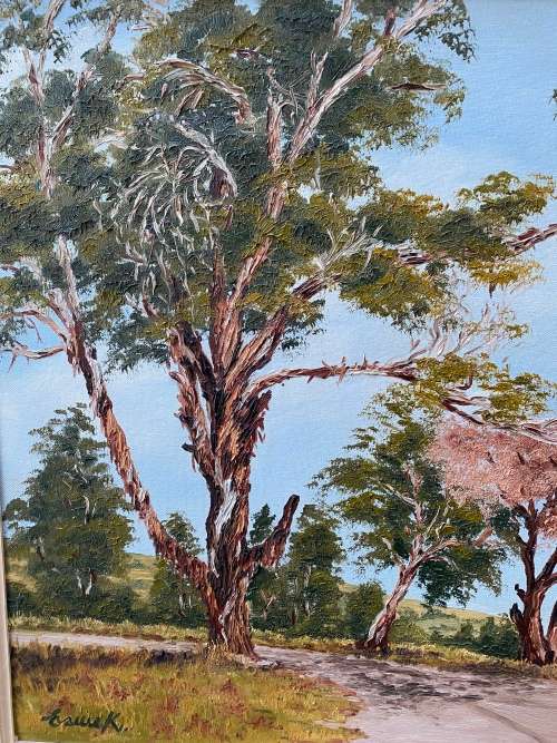 STUNNING OIL ON BOARD SIGNED BY ARTIST SIZE 70CM X 60CM !!!!!