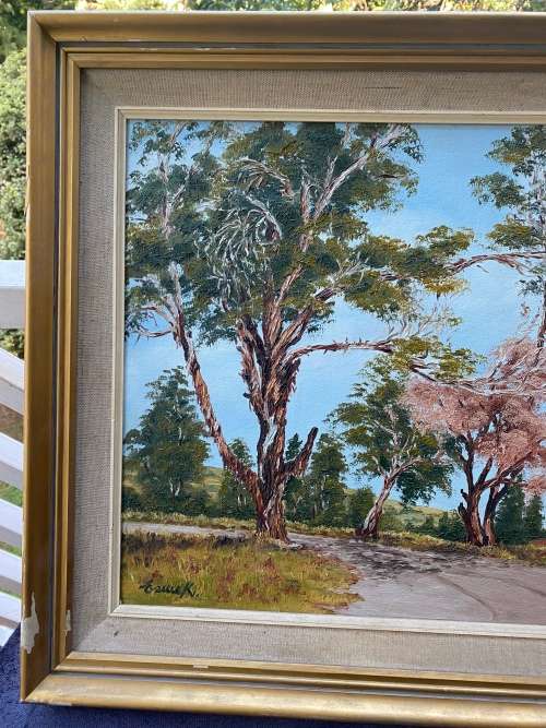 STUNNING OIL ON BOARD SIGNED BY ARTIST SIZE 70CM X 60CM !!!!!