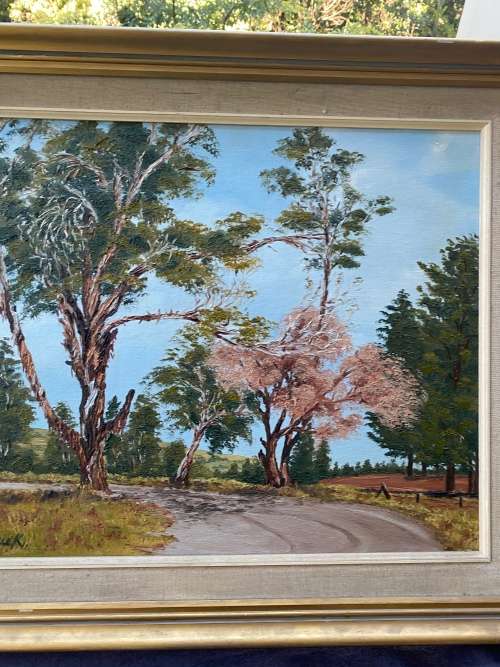 STUNNING OIL ON BOARD SIGNED BY ARTIST SIZE 70CM X 60CM !!!!!