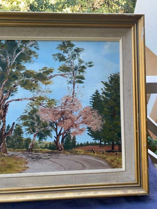 STUNNING OIL ON BOARD SIGNED BY ARTIST SIZE 70CM X 60CM !!!!!