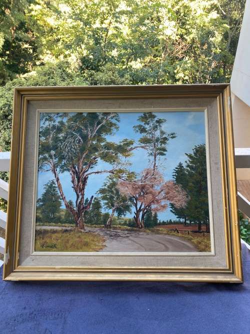 STUNNING OIL ON BOARD SIGNED BY ARTIST SIZE 70CM X 60CM !!!!!