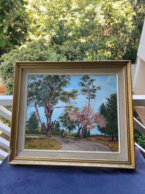 STUNNING OIL ON BOARD SIGNED BY ARTIST SIZE 70CM X 60CM !!!!!