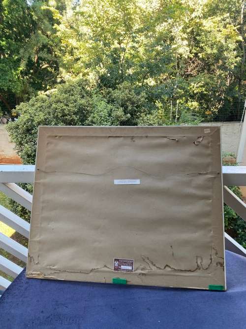 WALTER BATTIS BEAUTIFUL PRINT AFRICAN AFTERNOON SIZE 52CM X 65CM !!!!