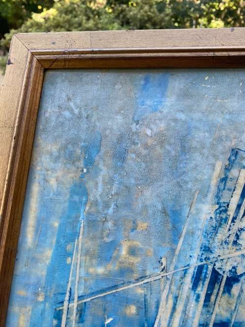 BEAUTIFUL ORIGINAL OIL ON BOARD PAINTING SIGNED BY ARTIST SIZE 69 X 78CM !!!!