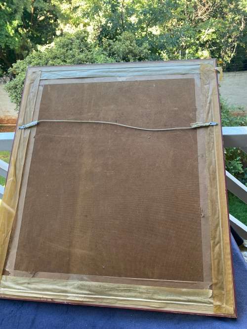 BEAUTIFUL ORIGINAL OIL ON BOARD PAINTING SIGNED BY ARTIST SIZE 69 X 78CM !!!!