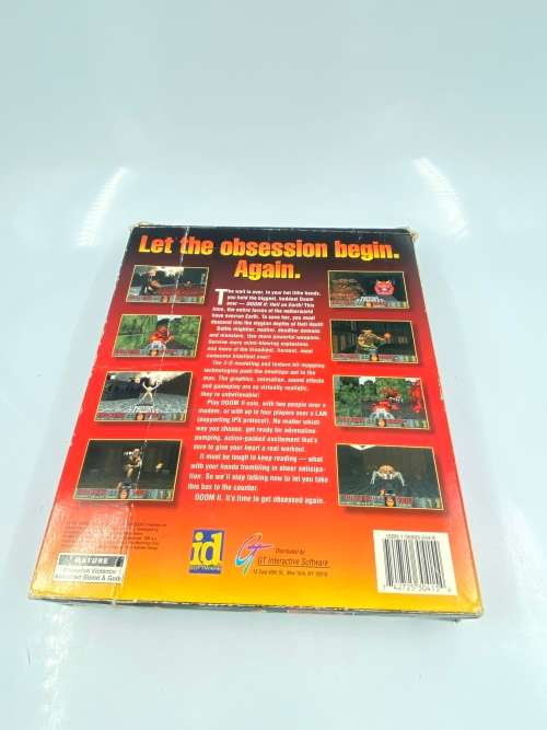 RARE DOOM II 1994 BIG BOX PC COMPLETE WITH FLOPPY DRIVES ASWELL !!!!