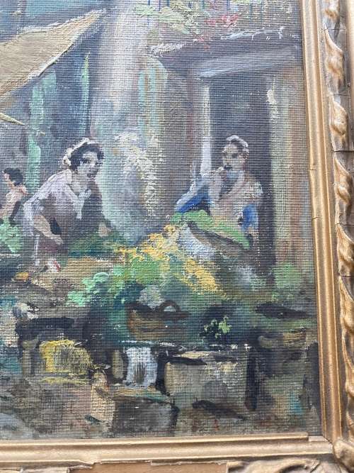 Beautiful VINTAGE OIL ON BOARD PAINTING SIZE 50CM X 40CM !!!