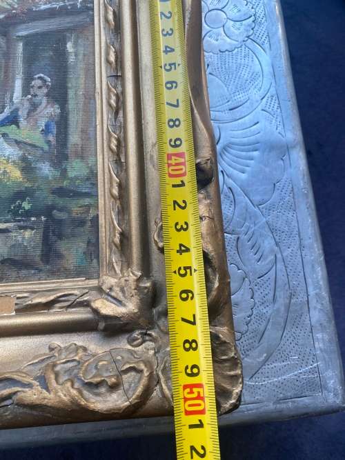 Beautiful VINTAGE OIL ON BOARD PAINTING SIZE 50CM X 40CM !!!