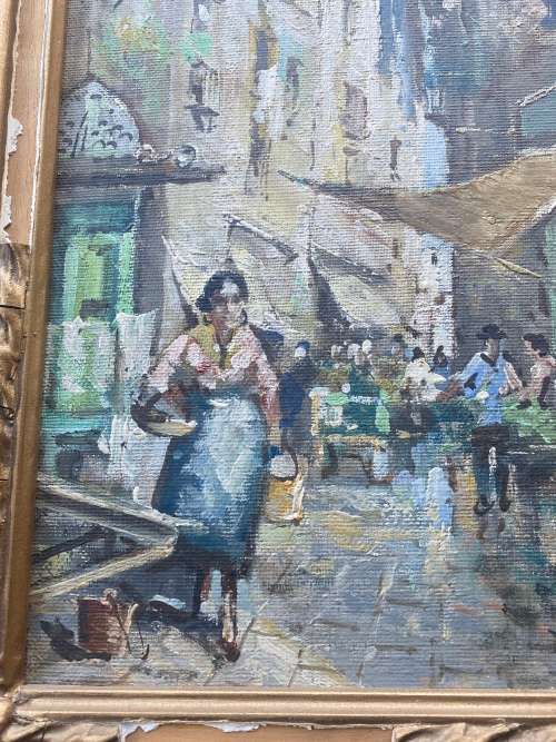 Beautiful VINTAGE OIL ON BOARD PAINTING SIZE 50CM X 40CM !!!
