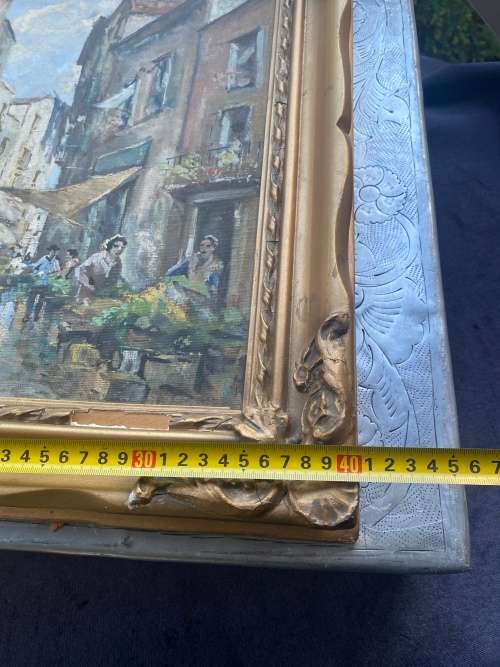 Beautiful VINTAGE OIL ON BOARD PAINTING SIZE 50CM X 40CM !!!