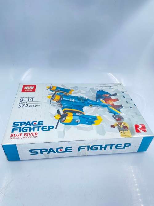 SPACE FIGHTER BLUE RIVER COMPLETE SET IN BOX !!!!