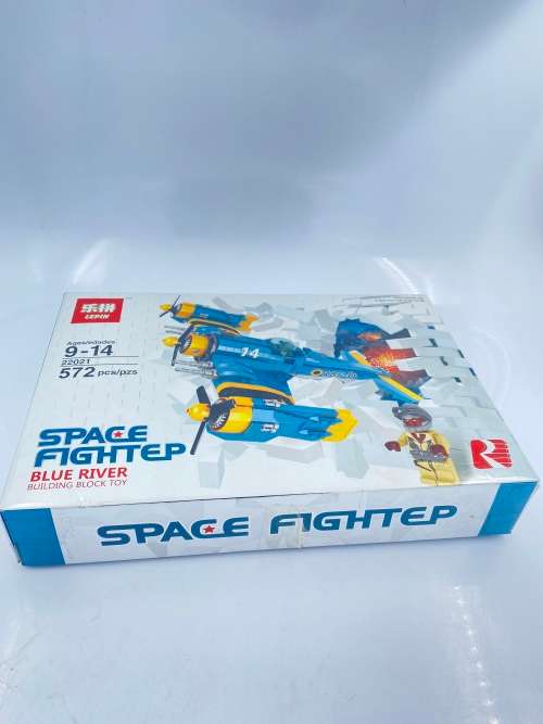 SPACE FIGHTER BLUE RIVER COMPLETE SET IN BOX !!!!