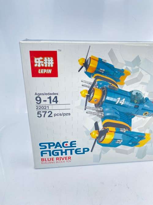 SPACE FIGHTER BLUE RIVER COMPLETE SET IN BOX !!!!