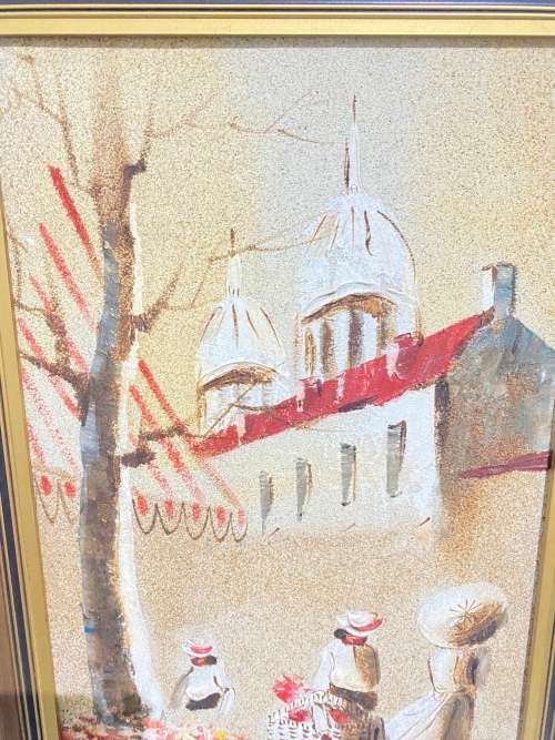 OIL ON BOARD PAINTING SIGNED CHAZAR SIZE 69CM X 38CM !!!