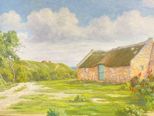 ORIGINAL VERA VOLSCHENK!!!!! INVESTMENT ART OIL PAINTING SIGNED AND DATED 1975 LISTED SA ARTIST !!!!