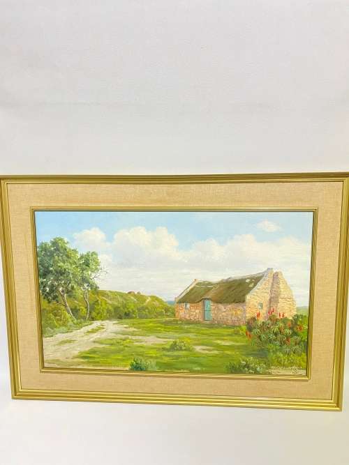 ORIGINAL VERA VOLSCHENK!!!!! INVESTMENT ART OIL PAINTING SIGNED AND DATED 1975 LISTED SA ARTIST !!!!