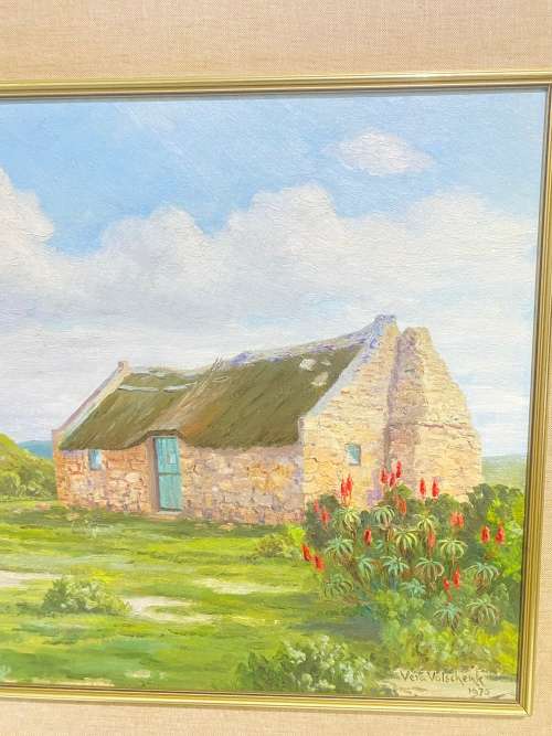 ORIGINAL VERA VOLSCHENK!!!!! INVESTMENT ART OIL PAINTING SIGNED AND DATED 1975 LISTED SA ARTIST !!!!