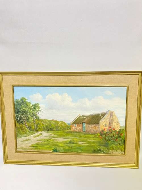 ORIGINAL VERA VOLSCHENK!!!!! INVESTMENT ART OIL PAINTING SIGNED AND DATED 1975 LISTED SA ARTIST !!!!