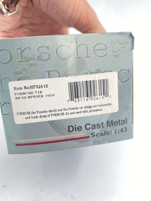 PORSCHE 718 RS 60 SPYDER 1959!!!!