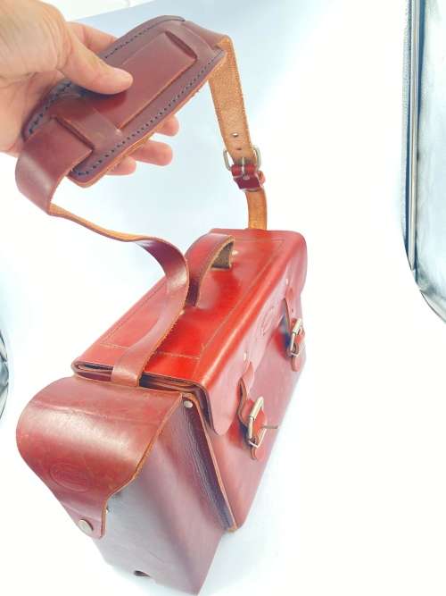 GENUINE LEATHER LARGE BAG 42CM !!