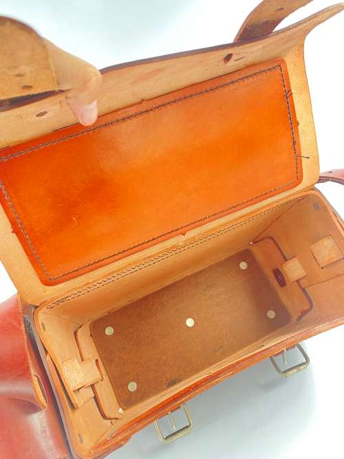 GENUINE LEATHER LARGE BAG 42CM !!