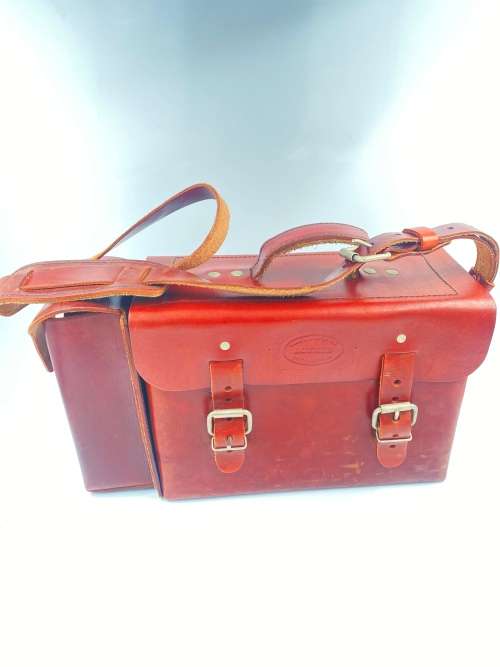 GENUINE LEATHER LARGE BAG 42CM !!