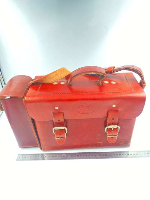 GENUINE LEATHER LARGE BAG 42CM !!