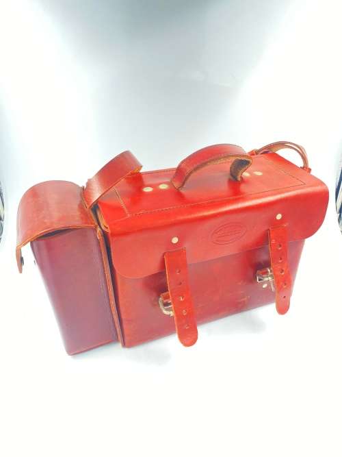 GENUINE LEATHER LARGE BAG 42CM !!