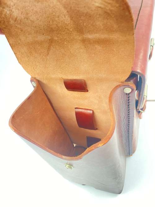 GENUINE LEATHER LARGE BAG 42CM !!