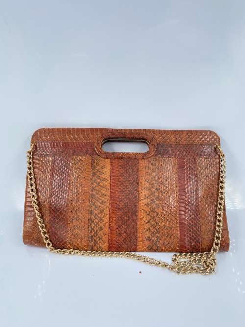 GENUINE VINTAGE SNAKE SKIN HAND BAG !!!!