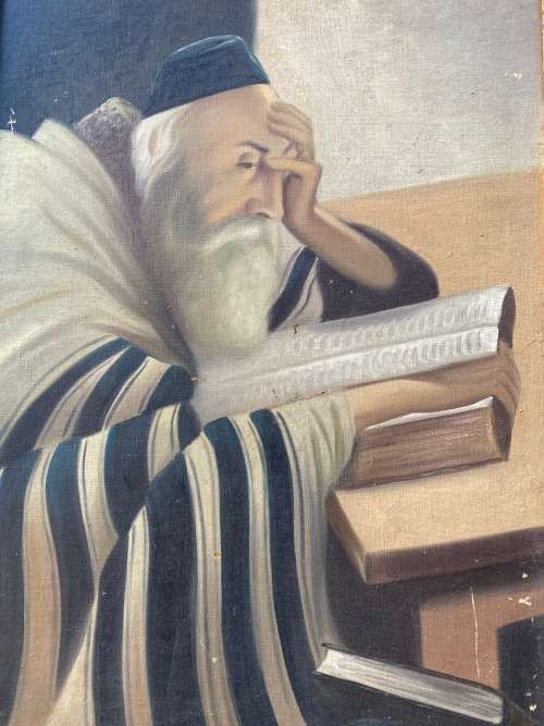 LARGE OIL ON BOARD PAINTING SIZE 59Cm x 82cm damages on pictures!!!!