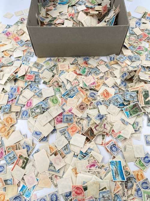 MASSIVE COLLECTION OF THOUSANDS OF STAMPS!!!!!