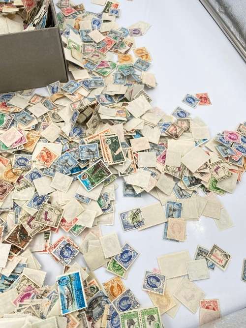 MASSIVE COLLECTION OF THOUSANDS OF STAMPS!!!!!