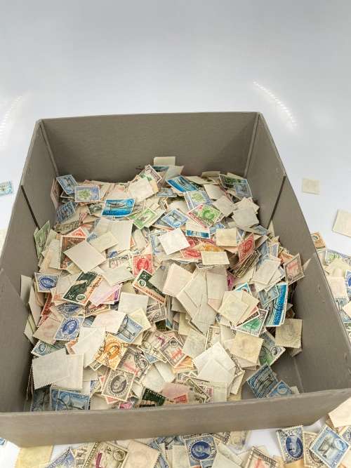 MASSIVE COLLECTION OF THOUSANDS OF STAMPS!!!!!
