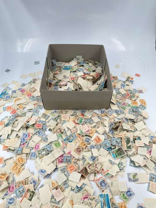 MASSIVE COLLECTION OF THOUSANDS OF STAMPS!!!!!