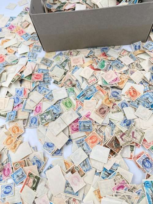 MASSIVE COLLECTION OF THOUSANDS OF STAMPS!!!!!