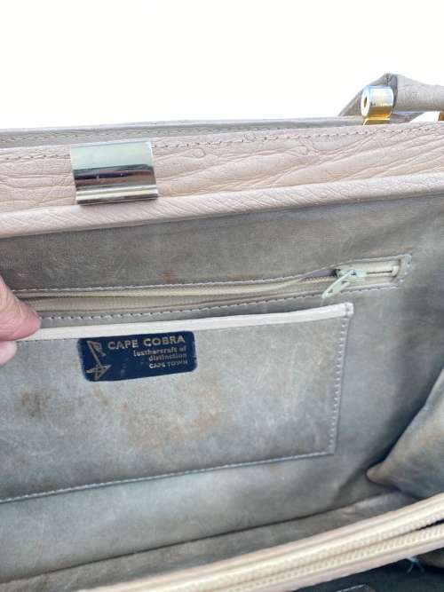 CAPE COBRA GENUINE LEATHER OSTRAGE LEATHER BAG !!!!