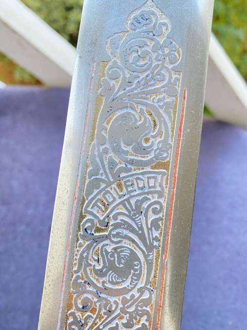 LARGE 100CM TALL TOLEDO SWORD FOR DISPLAY!!!!