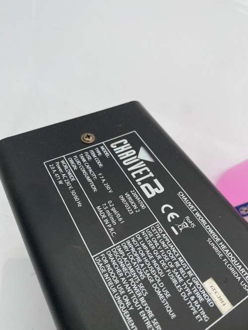 CHAVET DJ FOG MACHINE WORKING!!!!