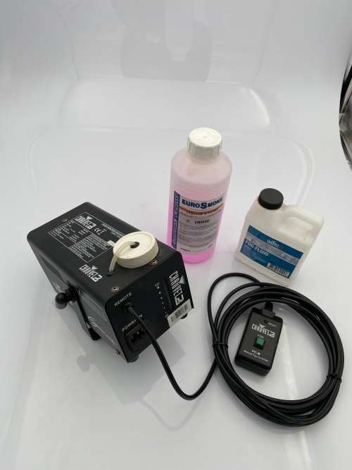 CHAVET DJ FOG MACHINE WORKING!!!!