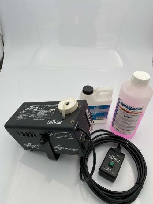 CHAVET DJ FOG MACHINE WORKING!!!!