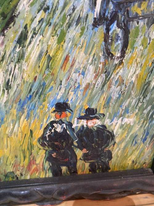 BEAUTIFUL OIL ON BOARD PAINTING SIZE 69CM X 59CM LARGE !!!