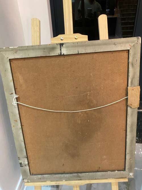 BEAUTIFUL OIL ON BOARD PAINTING SIZE 69CM X 59CM LARGE !!!