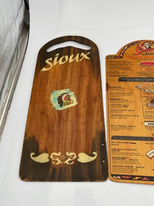 Wooden spur menus !!!