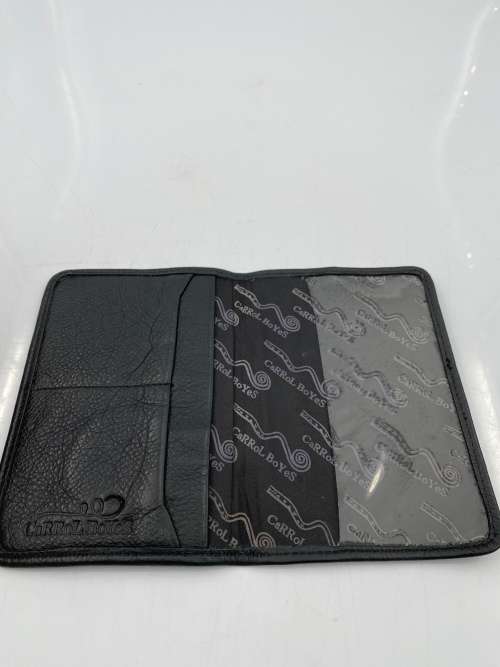 GENUINE LEATHER CARROL BOYES CARD HOLDER !!!