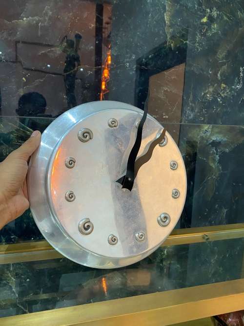 LARGE CARROL BOYES WALL CLOCK WORKING!!!