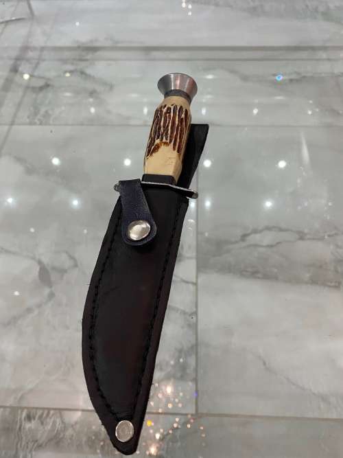 TRAMONTANA INOX BRASIL KNOFE WITH LEATHER CASE !!!!