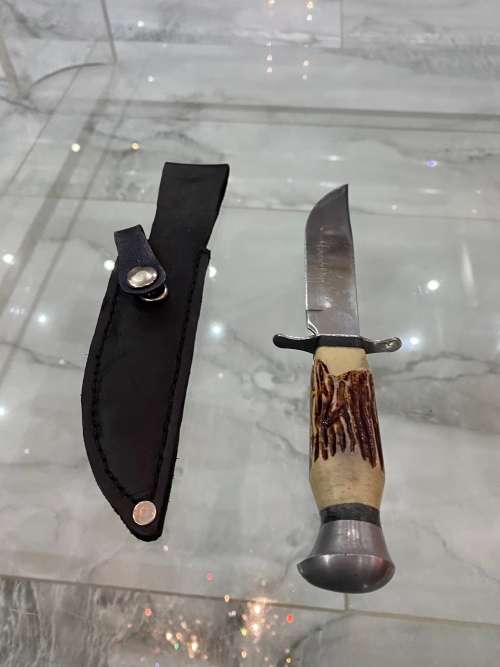 TRAMONTANA INOX BRASIL KNOFE WITH LEATHER CASE !!!!