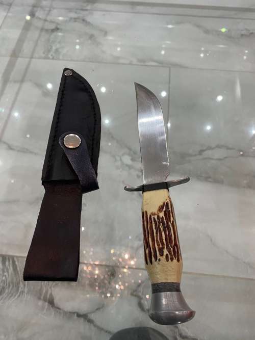 TRAMONTANA INOX BRASIL KNOFE WITH LEATHER CASE !!!!